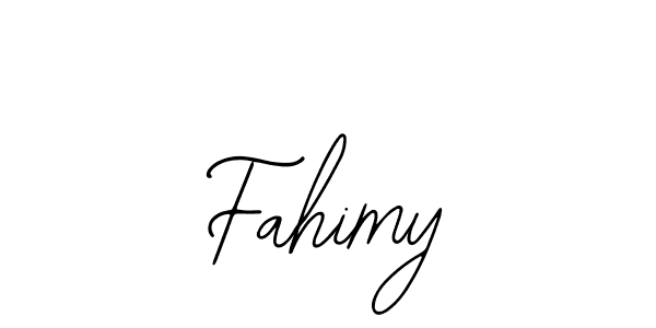 Use a signature maker to create a handwritten signature online. With this signature software, you can design (Bearetta-2O07w) your own signature for name Fahimy. Fahimy signature style 12 images and pictures png