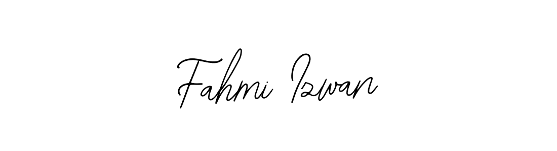 How to make Fahmi Izwan name signature. Use Bearetta-2O07w style for creating short signs online. This is the latest handwritten sign. Fahmi Izwan signature style 12 images and pictures png