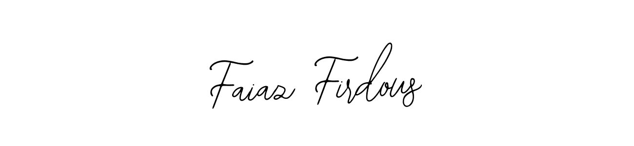 Use a signature maker to create a handwritten signature online. With this signature software, you can design (Bearetta-2O07w) your own signature for name Faiaz Firdous. Faiaz Firdous signature style 12 images and pictures png