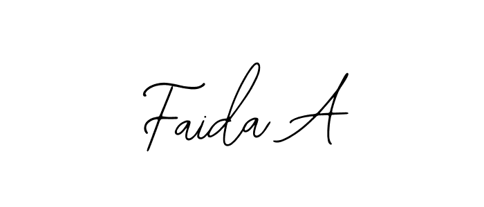 Faida A stylish signature style. Best Handwritten Sign (Bearetta-2O07w) for my name. Handwritten Signature Collection Ideas for my name Faida A. Faida A signature style 12 images and pictures png
