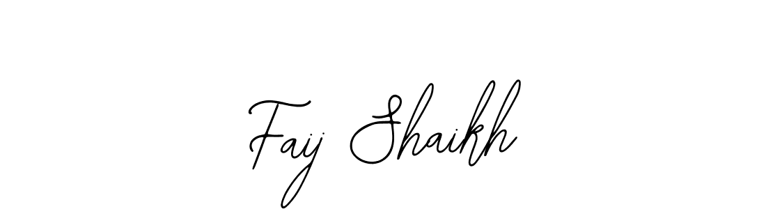 Also You can easily find your signature by using the search form. We will create Faij Shaikh name handwritten signature images for you free of cost using Bearetta-2O07w sign style. Faij Shaikh signature style 12 images and pictures png