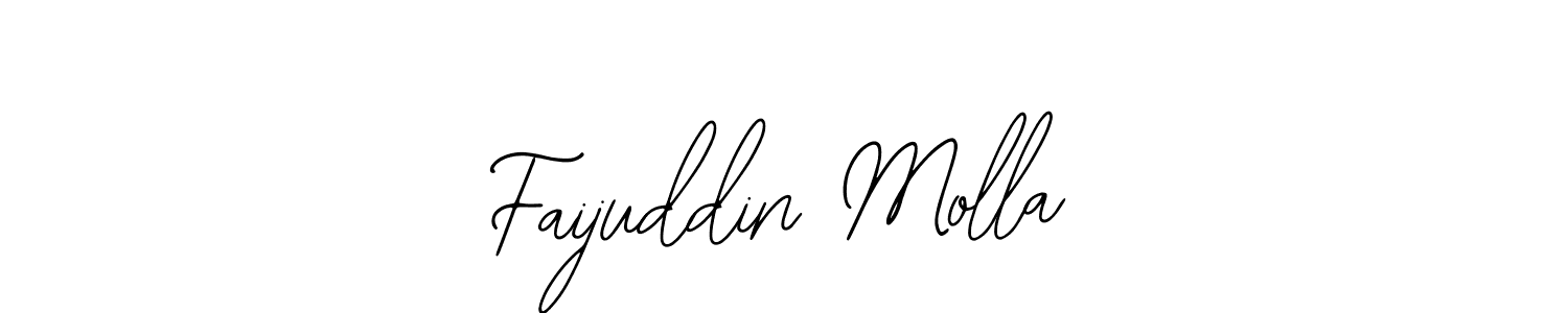 if you are searching for the best signature style for your name Faijuddin Molla. so please give up your signature search. here we have designed multiple signature styles  using Bearetta-2O07w. Faijuddin Molla signature style 12 images and pictures png