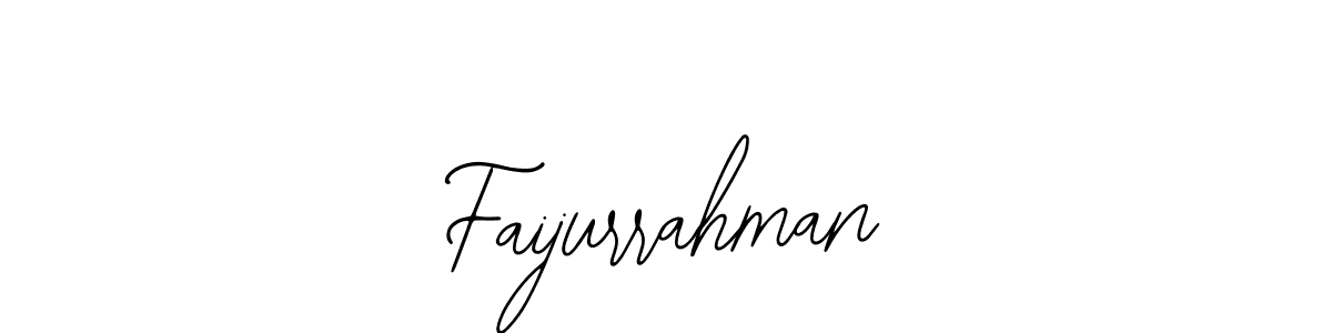 How to make Faijurrahman name signature. Use Bearetta-2O07w style for creating short signs online. This is the latest handwritten sign. Faijurrahman signature style 12 images and pictures png