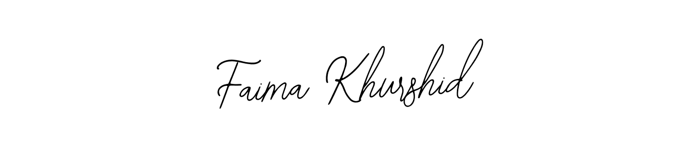 How to Draw Faima Khurshid signature style? Bearetta-2O07w is a latest design signature styles for name Faima Khurshid. Faima Khurshid signature style 12 images and pictures png
