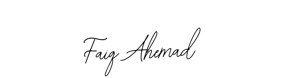 Also You can easily find your signature by using the search form. We will create Faiq Ahemad name handwritten signature images for you free of cost using Bearetta-2O07w sign style. Faiq Ahemad signature style 12 images and pictures png