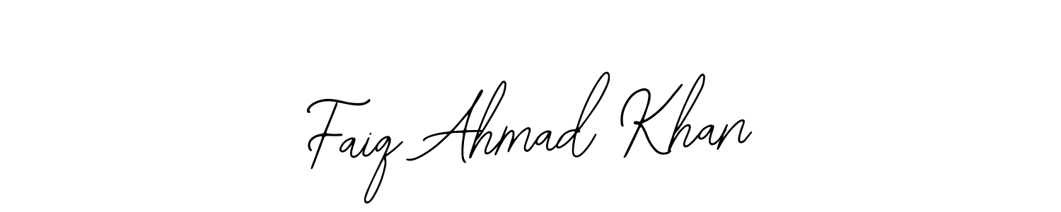 Bearetta-2O07w is a professional signature style that is perfect for those who want to add a touch of class to their signature. It is also a great choice for those who want to make their signature more unique. Get Faiq Ahmad Khan name to fancy signature for free. Faiq Ahmad Khan signature style 12 images and pictures png