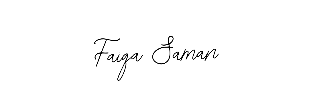 Design your own signature with our free online signature maker. With this signature software, you can create a handwritten (Bearetta-2O07w) signature for name Faiqa Saman. Faiqa Saman signature style 12 images and pictures png