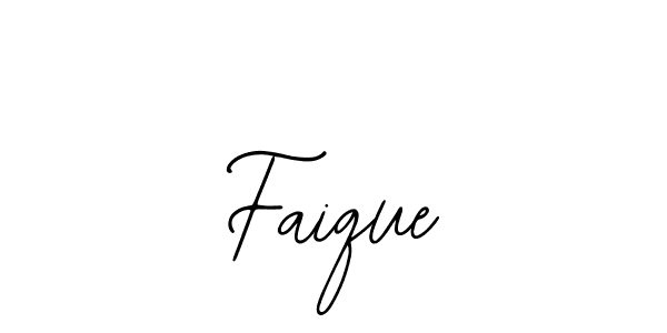 How to make Faique name signature. Use Bearetta-2O07w style for creating short signs online. This is the latest handwritten sign. Faique signature style 12 images and pictures png