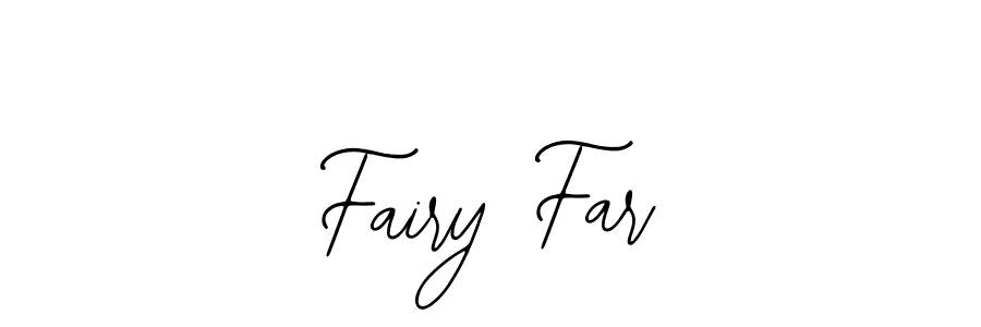 How to make Fairy Far name signature. Use Bearetta-2O07w style for creating short signs online. This is the latest handwritten sign. Fairy Far signature style 12 images and pictures png