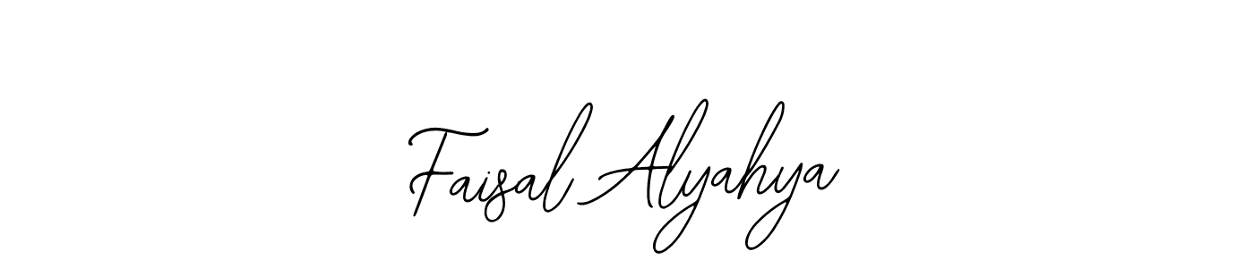 Also You can easily find your signature by using the search form. We will create Faisal Alyahya name handwritten signature images for you free of cost using Bearetta-2O07w sign style. Faisal Alyahya signature style 12 images and pictures png
