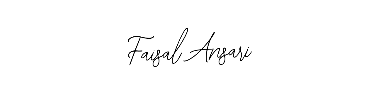 Make a beautiful signature design for name Faisal Ansari. Use this online signature maker to create a handwritten signature for free. Faisal Ansari signature style 12 images and pictures png