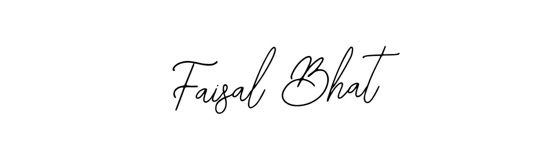 You should practise on your own different ways (Bearetta-2O07w) to write your name (Faisal Bhat) in signature. don't let someone else do it for you. Faisal Bhat signature style 12 images and pictures png