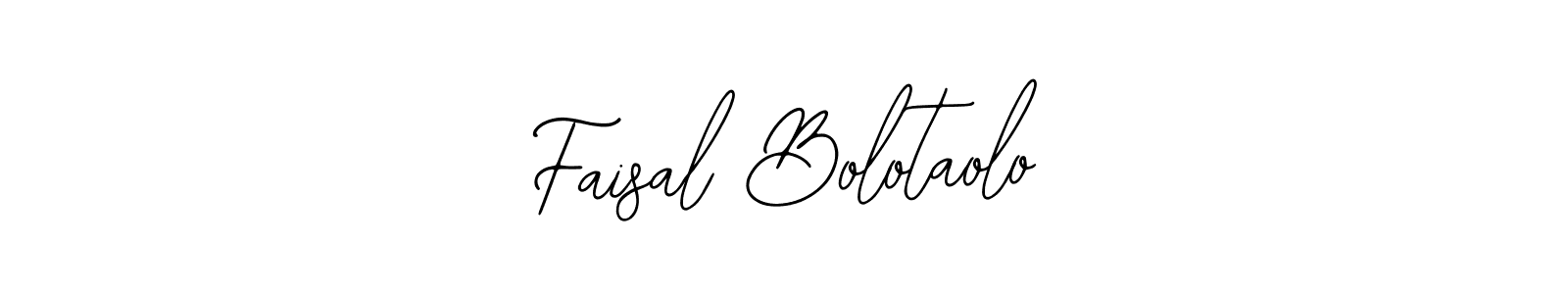 How to make Faisal Bolotaolo signature? Bearetta-2O07w is a professional autograph style. Create handwritten signature for Faisal Bolotaolo name. Faisal Bolotaolo signature style 12 images and pictures png