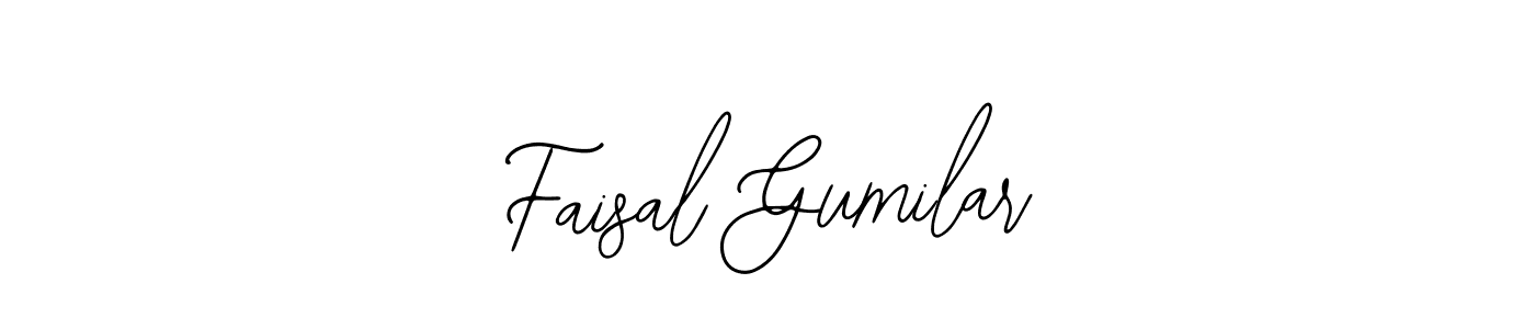 The best way (Bearetta-2O07w) to make a short signature is to pick only two or three words in your name. The name Faisal Gumilar include a total of six letters. For converting this name. Faisal Gumilar signature style 12 images and pictures png