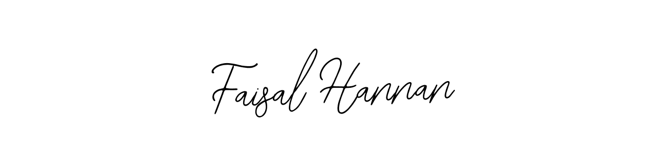 Use a signature maker to create a handwritten signature online. With this signature software, you can design (Bearetta-2O07w) your own signature for name Faisal Hannan. Faisal Hannan signature style 12 images and pictures png