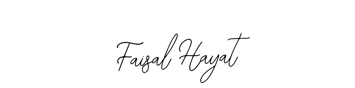 Use a signature maker to create a handwritten signature online. With this signature software, you can design (Bearetta-2O07w) your own signature for name Faisal Hayat. Faisal Hayat signature style 12 images and pictures png