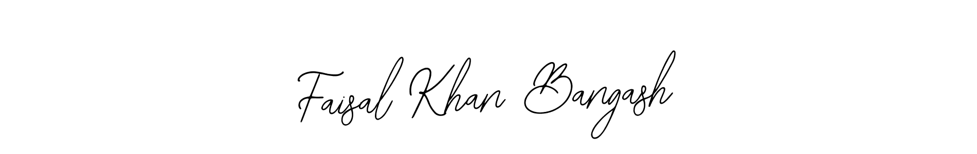 The best way (Bearetta-2O07w) to make a short signature is to pick only two or three words in your name. The name Faisal Khan Bangash include a total of six letters. For converting this name. Faisal Khan Bangash signature style 12 images and pictures png