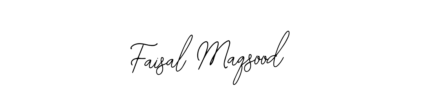 How to make Faisal Maqsood signature? Bearetta-2O07w is a professional autograph style. Create handwritten signature for Faisal Maqsood name. Faisal Maqsood signature style 12 images and pictures png