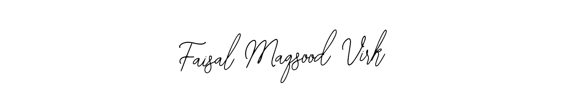 You should practise on your own different ways (Bearetta-2O07w) to write your name (Faisal Maqsood Virk) in signature. don't let someone else do it for you. Faisal Maqsood Virk signature style 12 images and pictures png