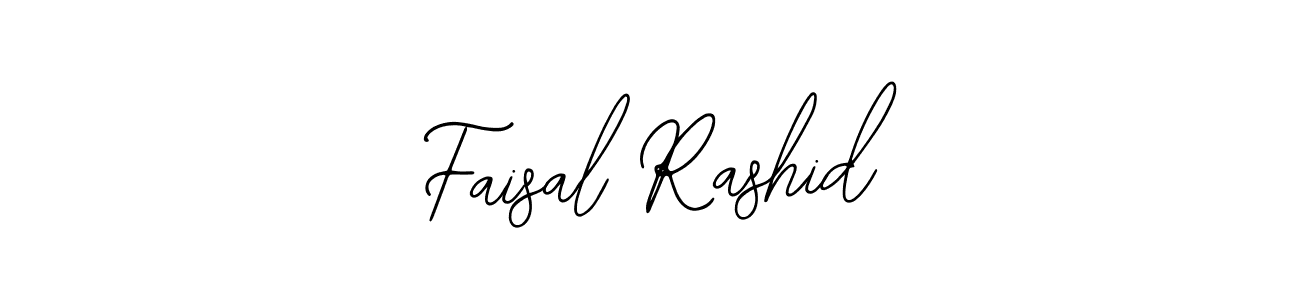 How to make Faisal Rashid name signature. Use Bearetta-2O07w style for creating short signs online. This is the latest handwritten sign. Faisal Rashid signature style 12 images and pictures png