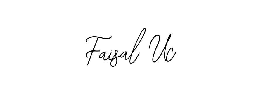 Make a beautiful signature design for name Faisal Uc. With this signature (Bearetta-2O07w) style, you can create a handwritten signature for free. Faisal Uc signature style 12 images and pictures png