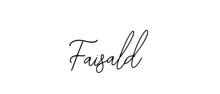 You should practise on your own different ways (Bearetta-2O07w) to write your name (Faisald) in signature. don't let someone else do it for you. Faisald signature style 12 images and pictures png