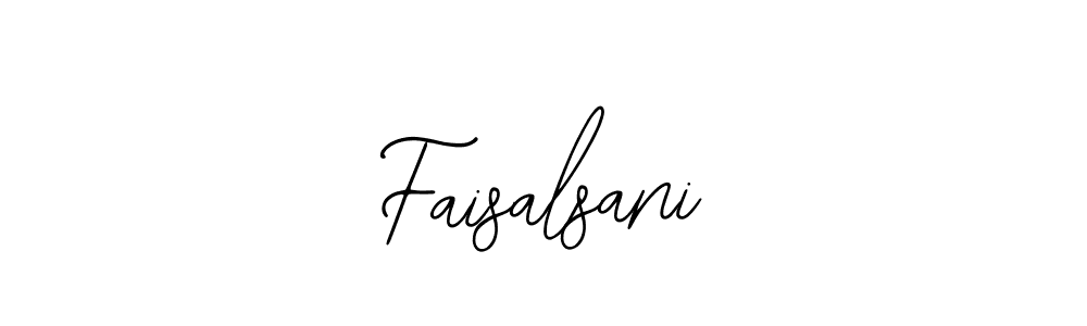 The best way (Bearetta-2O07w) to make a short signature is to pick only two or three words in your name. The name Faisalsani include a total of six letters. For converting this name. Faisalsani signature style 12 images and pictures png