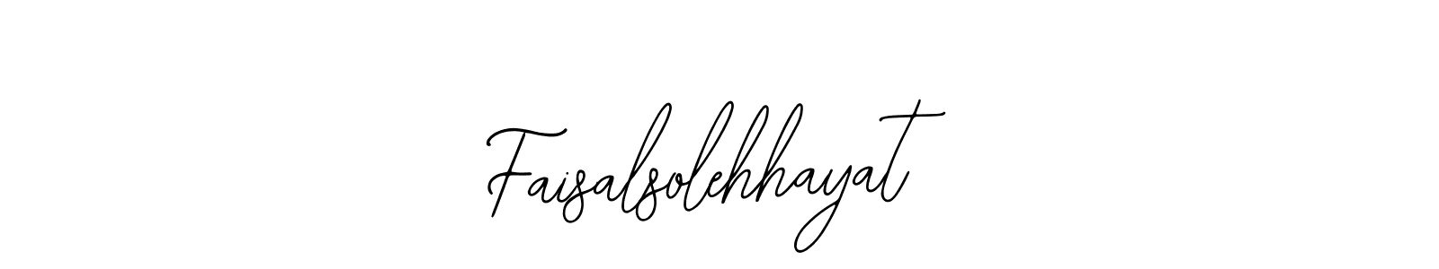 Make a beautiful signature design for name Faisalsolehhayat. Use this online signature maker to create a handwritten signature for free. Faisalsolehhayat signature style 12 images and pictures png