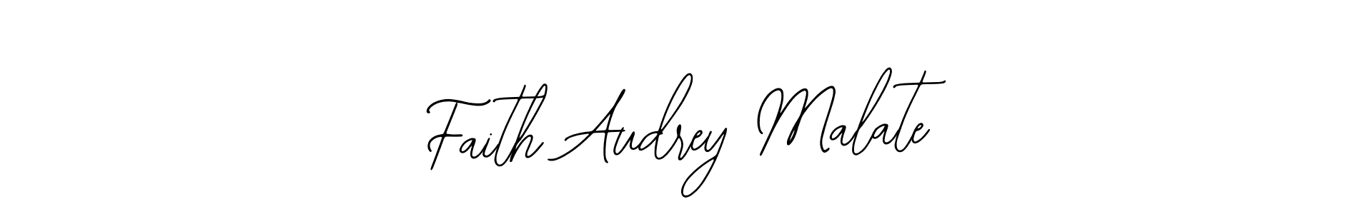 The best way (Bearetta-2O07w) to make a short signature is to pick only two or three words in your name. The name Faith Audrey Malate include a total of six letters. For converting this name. Faith Audrey Malate signature style 12 images and pictures png