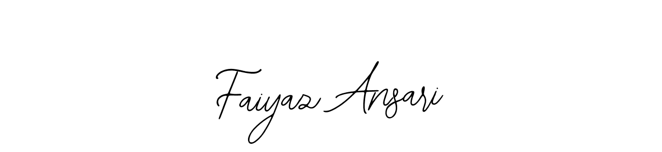 How to make Faiyaz Ansari name signature. Use Bearetta-2O07w style for creating short signs online. This is the latest handwritten sign. Faiyaz Ansari signature style 12 images and pictures png