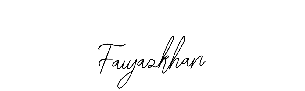 Bearetta-2O07w is a professional signature style that is perfect for those who want to add a touch of class to their signature. It is also a great choice for those who want to make their signature more unique. Get Faiyazkhan name to fancy signature for free. Faiyazkhan signature style 12 images and pictures png