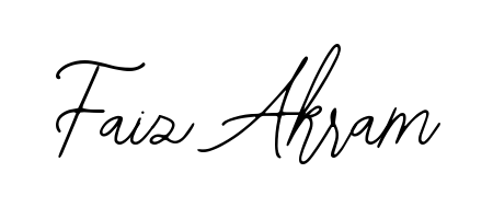 Design your own signature with our free online signature maker. With this signature software, you can create a handwritten (Bearetta-2O07w) signature for name Faiz Akram. Faiz Akram signature style 12 images and pictures png