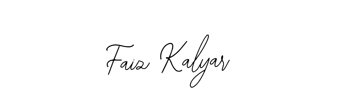 Bearetta-2O07w is a professional signature style that is perfect for those who want to add a touch of class to their signature. It is also a great choice for those who want to make their signature more unique. Get Faiz Kalyar name to fancy signature for free. Faiz Kalyar signature style 12 images and pictures png