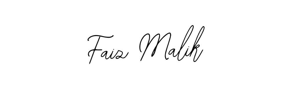 Design your own signature with our free online signature maker. With this signature software, you can create a handwritten (Bearetta-2O07w) signature for name Faiz Malik. Faiz Malik signature style 12 images and pictures png