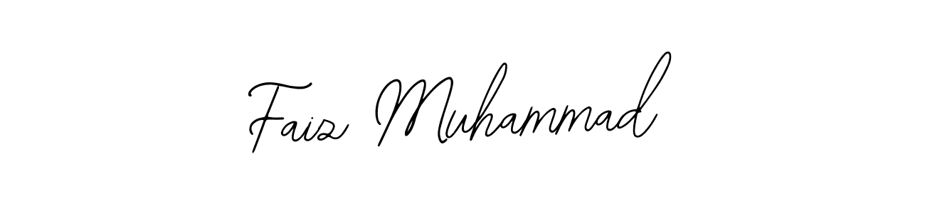 You should practise on your own different ways (Bearetta-2O07w) to write your name (Faiz Muhammad) in signature. don't let someone else do it for you. Faiz Muhammad signature style 12 images and pictures png