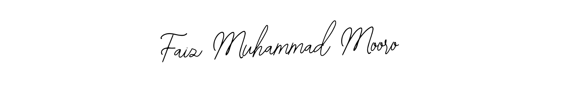 The best way (Bearetta-2O07w) to make a short signature is to pick only two or three words in your name. The name Faiz Muhammad Mooro include a total of six letters. For converting this name. Faiz Muhammad Mooro signature style 12 images and pictures png