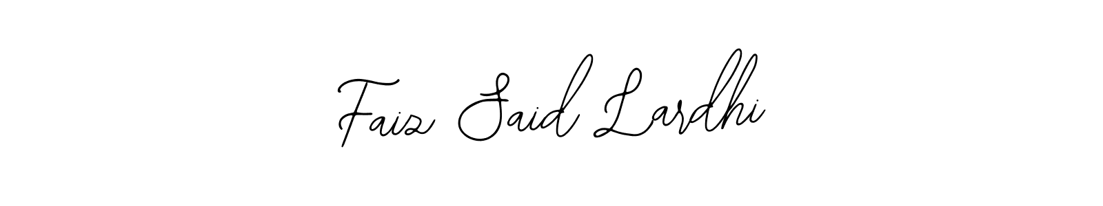 Make a beautiful signature design for name Faiz Said Lardhi. With this signature (Bearetta-2O07w) style, you can create a handwritten signature for free. Faiz Said Lardhi signature style 12 images and pictures png