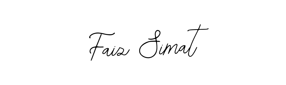 How to make Faiz Simat signature? Bearetta-2O07w is a professional autograph style. Create handwritten signature for Faiz Simat name. Faiz Simat signature style 12 images and pictures png