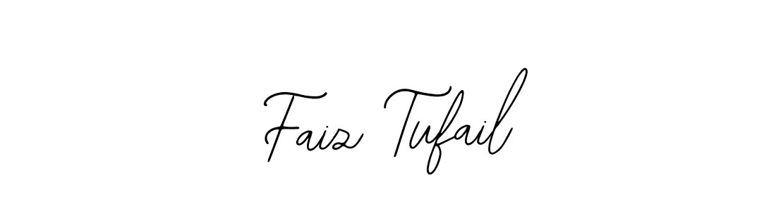 How to make Faiz Tufail name signature. Use Bearetta-2O07w style for creating short signs online. This is the latest handwritten sign. Faiz Tufail signature style 12 images and pictures png