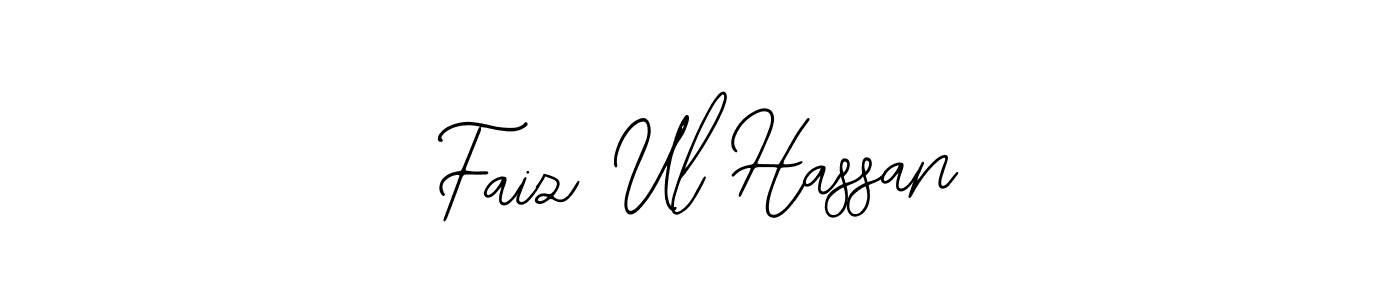 Use a signature maker to create a handwritten signature online. With this signature software, you can design (Bearetta-2O07w) your own signature for name Faiz Ul Hassan. Faiz Ul Hassan signature style 12 images and pictures png