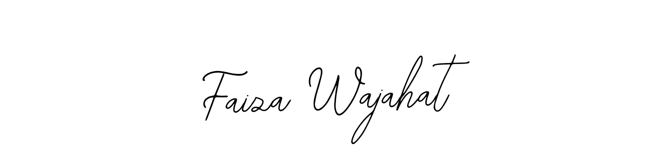 How to Draw Faiza Wajahat signature style? Bearetta-2O07w is a latest design signature styles for name Faiza Wajahat. Faiza Wajahat signature style 12 images and pictures png