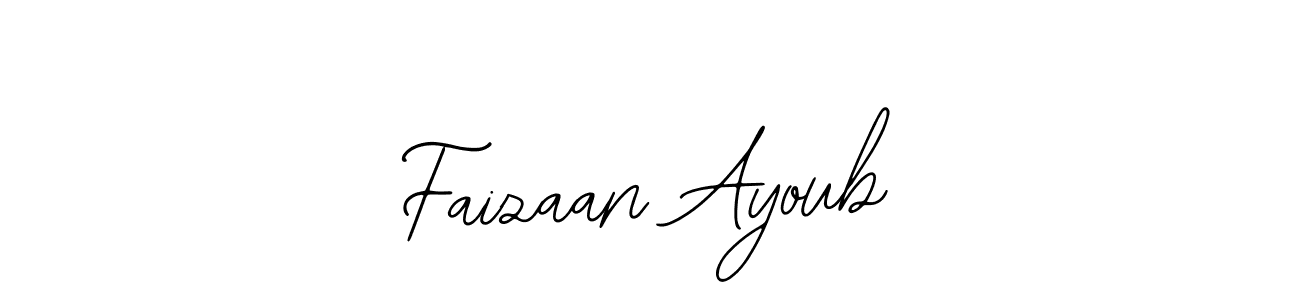 Faizaan Ayoub stylish signature style. Best Handwritten Sign (Bearetta-2O07w) for my name. Handwritten Signature Collection Ideas for my name Faizaan Ayoub. Faizaan Ayoub signature style 12 images and pictures png