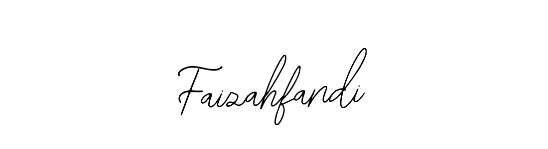 How to make Faizahfandi name signature. Use Bearetta-2O07w style for creating short signs online. This is the latest handwritten sign. Faizahfandi signature style 12 images and pictures png