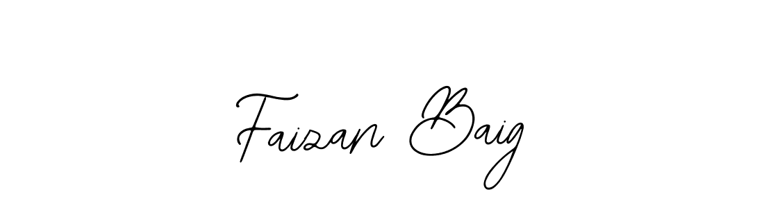 How to make Faizan Baig name signature. Use Bearetta-2O07w style for creating short signs online. This is the latest handwritten sign. Faizan Baig signature style 12 images and pictures png