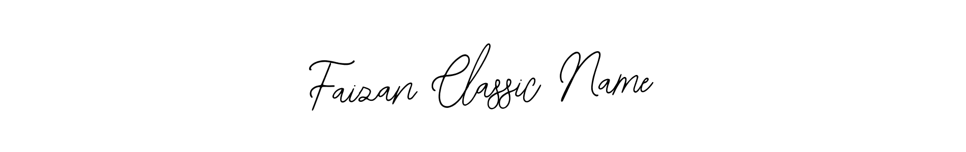 Design your own signature with our free online signature maker. With this signature software, you can create a handwritten (Bearetta-2O07w) signature for name Faizan Classic Name. Faizan Classic Name signature style 12 images and pictures png