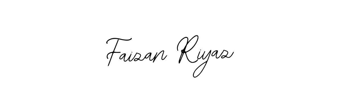 You should practise on your own different ways (Bearetta-2O07w) to write your name (Faizan Riyaz) in signature. don't let someone else do it for you. Faizan Riyaz signature style 12 images and pictures png