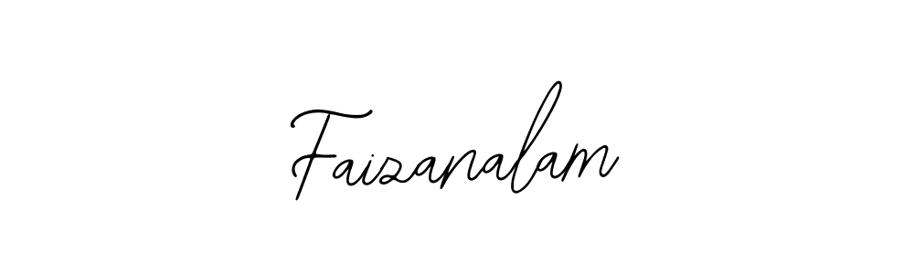 Use a signature maker to create a handwritten signature online. With this signature software, you can design (Bearetta-2O07w) your own signature for name Faizanalam. Faizanalam signature style 12 images and pictures png