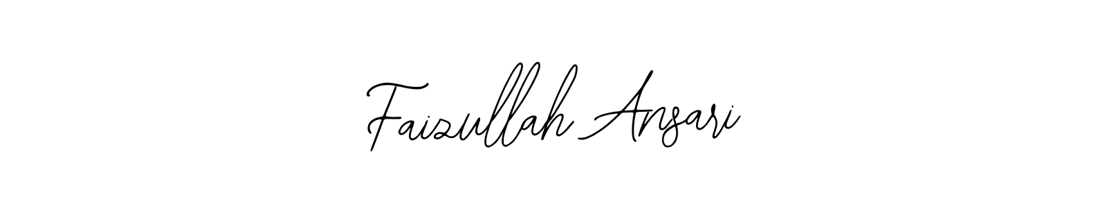 Design your own signature with our free online signature maker. With this signature software, you can create a handwritten (Bearetta-2O07w) signature for name Faizullah Ansari. Faizullah Ansari signature style 12 images and pictures png