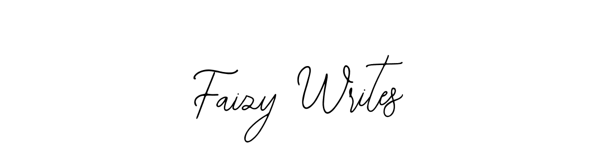 How to make Faizy Writes name signature. Use Bearetta-2O07w style for creating short signs online. This is the latest handwritten sign. Faizy Writes signature style 12 images and pictures png