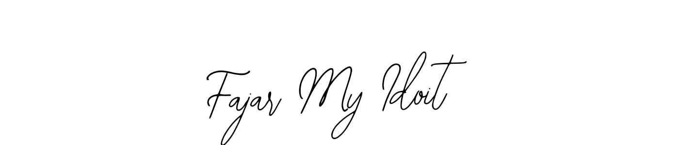 Create a beautiful signature design for name Fajar My Idoit. With this signature (Bearetta-2O07w) fonts, you can make a handwritten signature for free. Fajar My Idoit signature style 12 images and pictures png